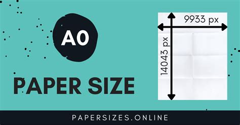 A0 Size In Pixels - Paper Sizes Online