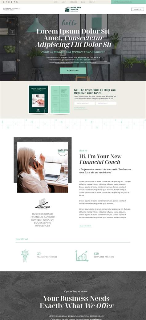 Accountant | Website Template