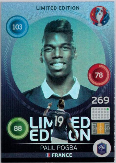 Adrenalyn XL UEFA Euro 2016, Limited Edition, Paul Pogba - Hero