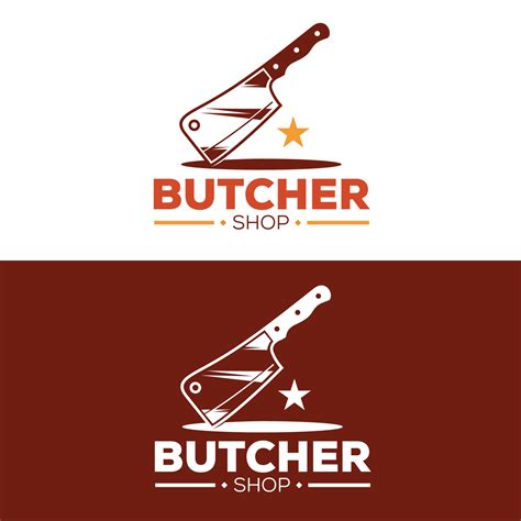 Butcher Shop Logo Template, Knife vector design 11609983 Vector Art at Vecteezy