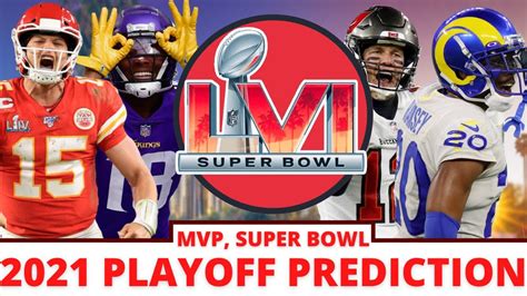 Predicting the ENTIRE 2021-2022 NFL Postseason (Super Bowl, MVP)