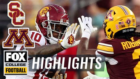 No. 11 USC Trojans vs. Minnesota Golden Gophers Highlights | FOX ...