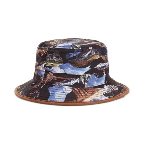 Lrg Motherland Camouflage Bucket Hat in Black for Men | Lyst