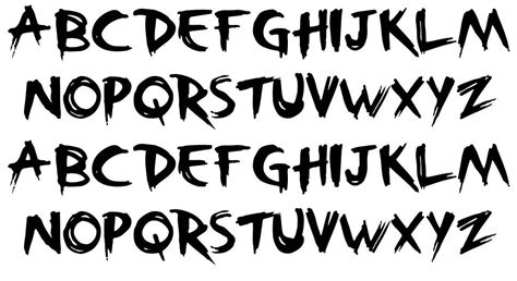 Broken font by Paulo Cunha Jr. - FontRiver