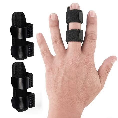 MSHUN Finger Splint, Universal Trigger Finger Splint, Finger Brace for Arthritis Pain and ...