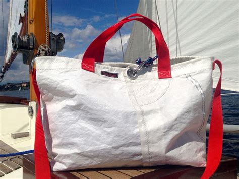 Large sail bag / Sailcloth/Beach/ Bag/ Tote | Sail bag, Sailing outfit ...