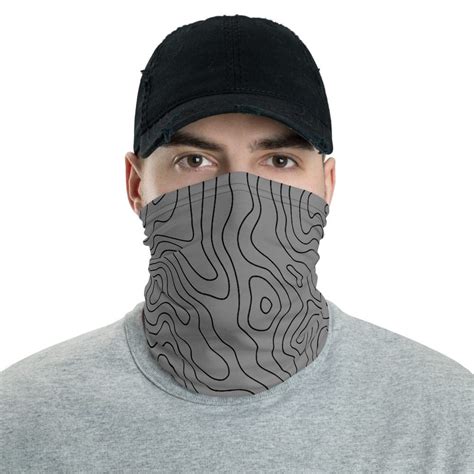 L48 Topo Face Mask Cover Neck Gaiter | Lower 48 Outfitters