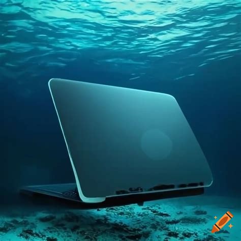 Underwater laptop on Craiyon