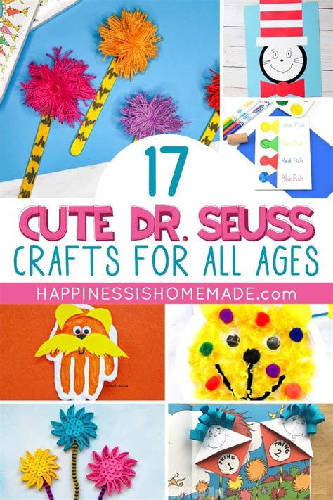 Dr. Seuss Crafts for Kids - Happiness is Homemade