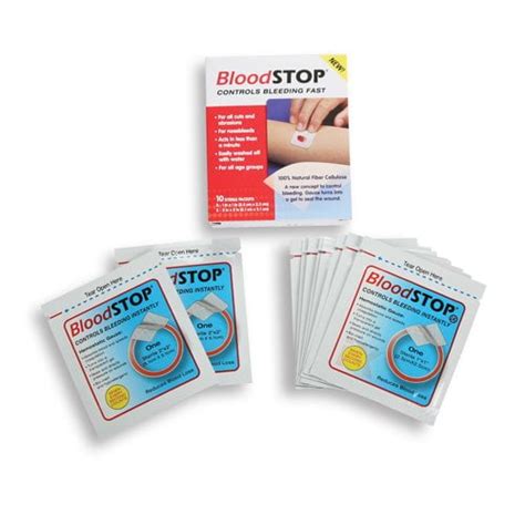 BloodStop to Stop Bleeding from Minor Lacerations, First Aid Supplies ...