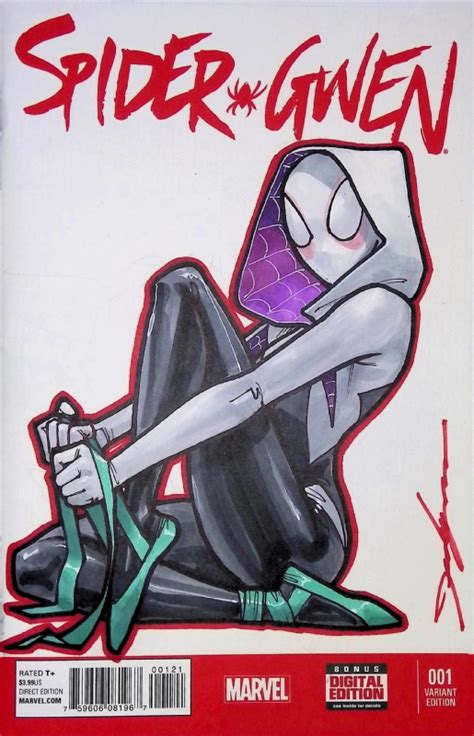 Spider-Gwen (Ghost-Spider) By Jeehyung Lee , in Greg Hodson's Gregs Stuff Comic Art Gallery Room