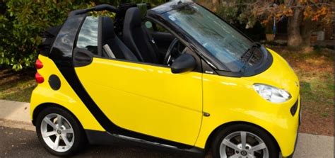 Smart Fortwo convertible yellow great looking car – Star Cars Agency