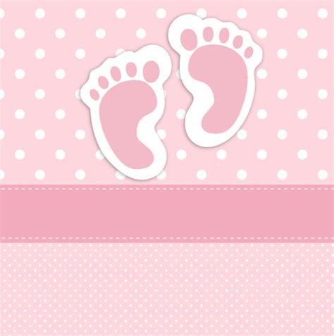 Baby Footprints Card Template Free Stock Photo - Public Domain Pictures