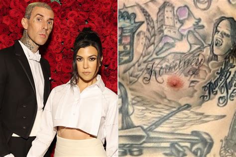 Kourtney Kardashian Opens Up About Travis Barker's Tattoos for Her