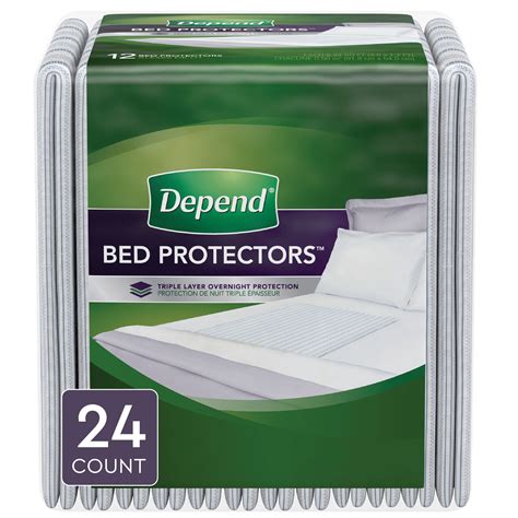 Depend Pads/Underpads for incontinence, Waterproof, Overnight ...