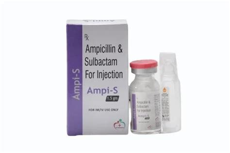 Ampicillin Sulbactam 1.5gm at Rs 546/vial | Badli | New Delhi | ID: 2851214987230