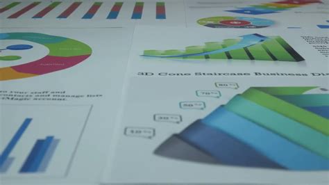 Business Charts On The Table - Stock Video | Motion Array