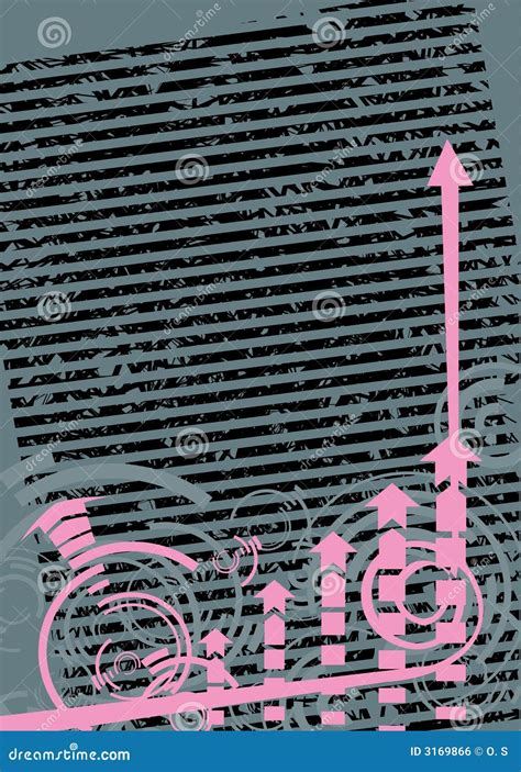 Pink arrow background stock vector. Illustration of project - 3169866