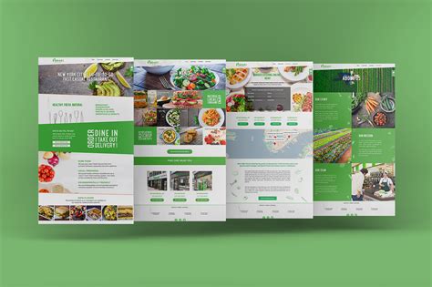 Restaurant Website Design on Behance