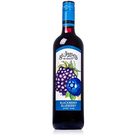 Blueberry Blackberry Wine | St James Winery