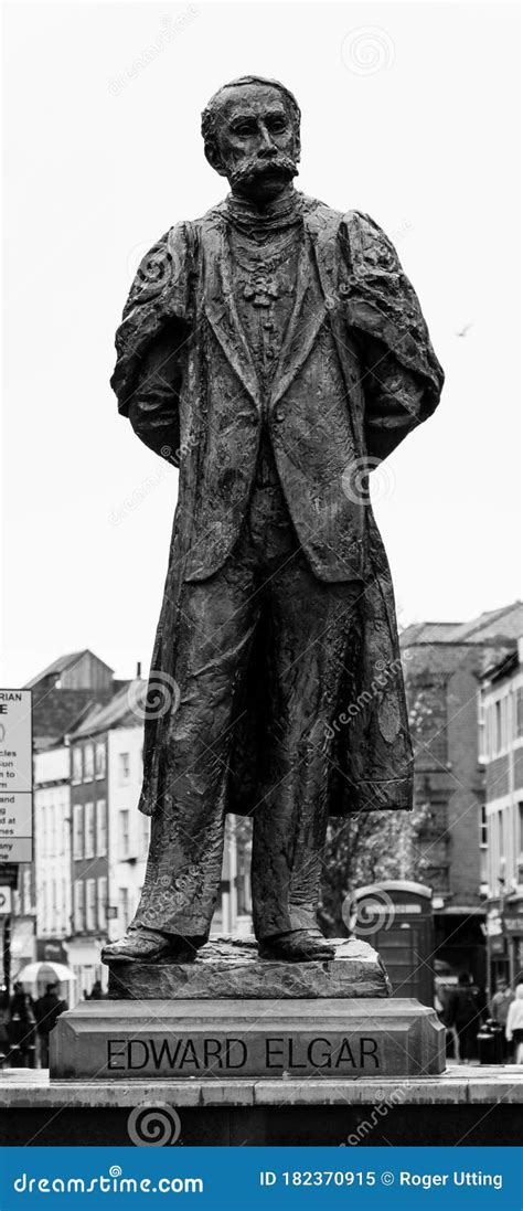 Elgar Statue Worcester editorial image. Image of elgar - 182370915