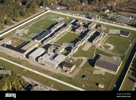 Walpole prison, aerial view, Walpole, Massachusetts, USA Stock Photo ...