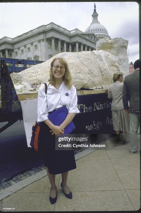 Amy Carter, daughter of President Carter, alone in front of Capitol... News Photo - Getty Images