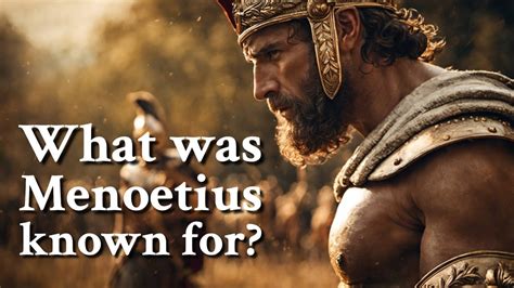 What was Menoetius known for? Greek Mythology Story - YouTube