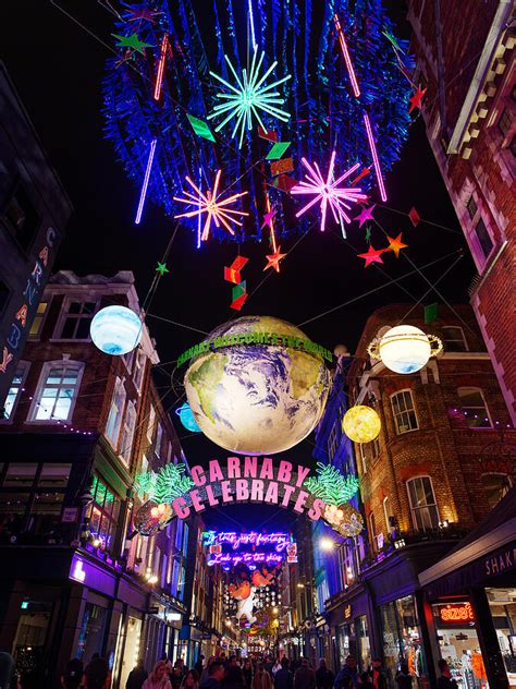 Carnaby Street Christmas Lights Photograph by Richard Boot - Fine Art ...