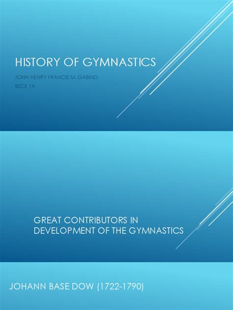 History of Gymnastics | PDF