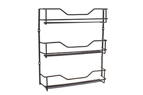 Buy 3 Tier Wall Mount Spice Rack - Black Online | Matt Blatt. The spice ...