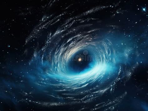 A Black Hole in the Middle of a Galaxy, AI Stock Photo - Image of star, hole: 300793668