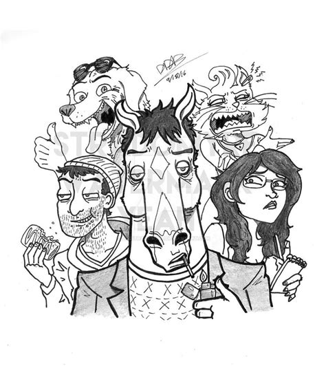 BoJack Horseman Fan Art by theStradomyre on DeviantArt | Bojack horseman, Horseman, Sketches