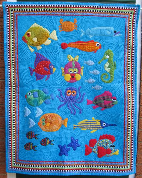 Fish Quilt Pattern Cot Cubre – Quilt Pattern Ideas