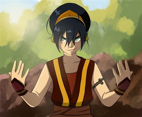 My drawing of Toph : ATLA