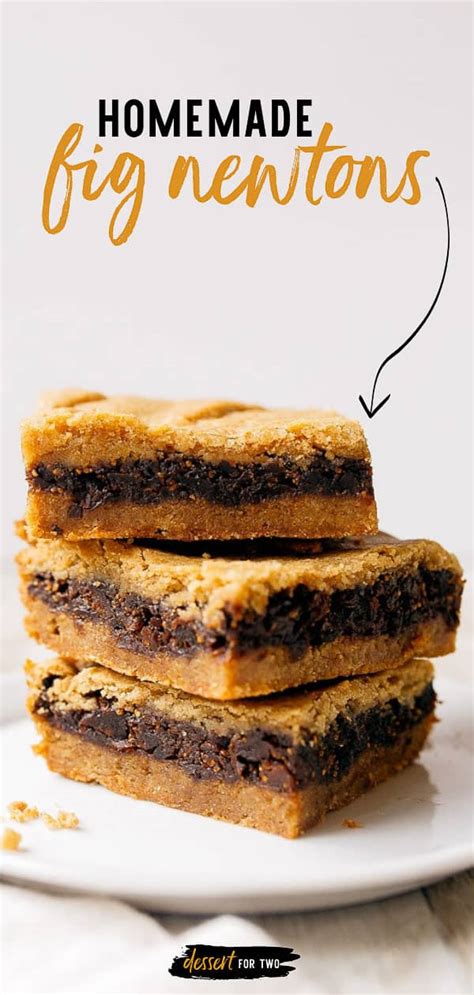 Homemade Fig Newtons Recipe from Scratch | Dessert for Two