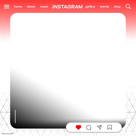 Template de Instagram PNG by Diamonds by DiamondsSM on DeviantArt