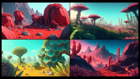 ArtStation - Alien planet landscape 32+ | Artworks