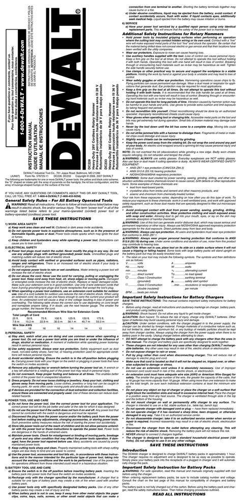 DEWALT DC228 INSTRUCTION MANUAL Pdf Download | ManualsLib