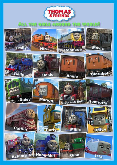 Thomas the Tank Engine female characters by gikestheASD on DeviantArt