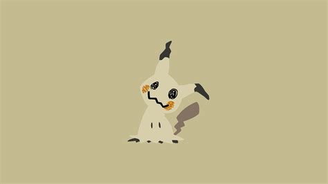 Minimalistic Wallpaper: Mimikyu (#778) by MardGeerT on DeviantArt