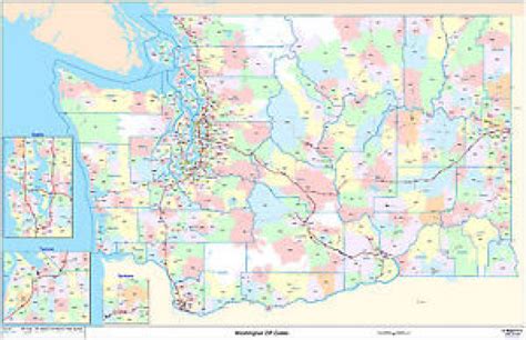 Washington State Zip Code Map - Printable Map