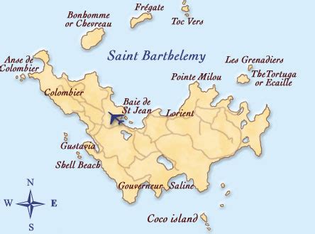 Saint Barthelemy Map and Saint Barthelemy Satellite Images