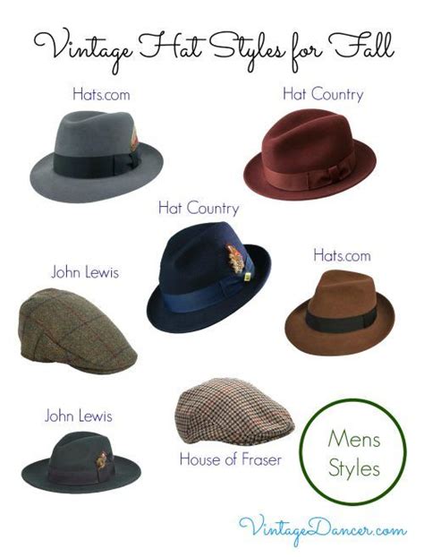 Vintage Hat Styles for Fall/Winter | Hats vintage, Mens hats fashion, Hat fashion