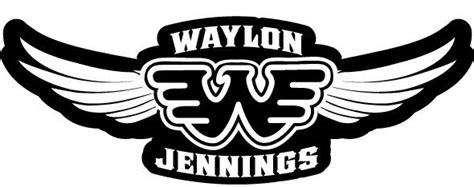 Waylon Jennings logo | Waylon jennings, Vinyl sticker, Jennings