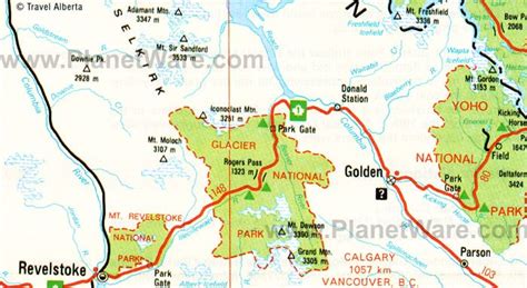 Map of Canada Mountains Rivers and Lakes | Glacier national park map, Glacier national park ...