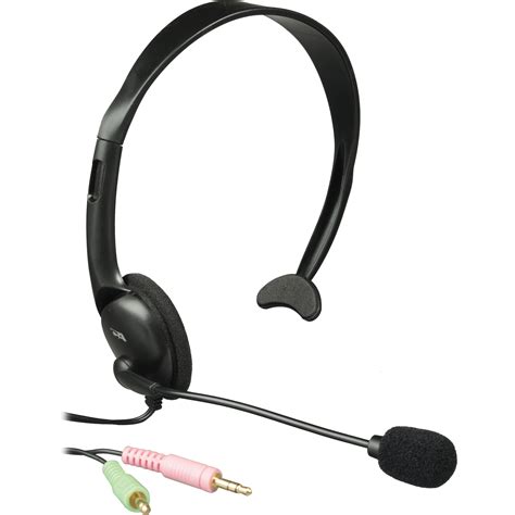 Cyber Acoustics AC-100B Monaural PC Headset AC-100B B&H Photo