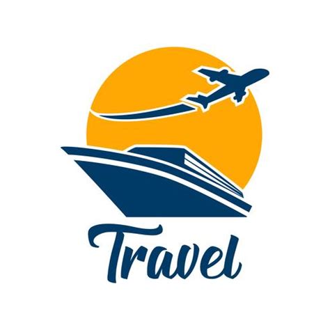 travel tourism logo isolated on white background 511437 Vector Art at ...