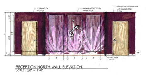 Reception Wall Elevation | INTR 202: Interior Materials and … | Flickr