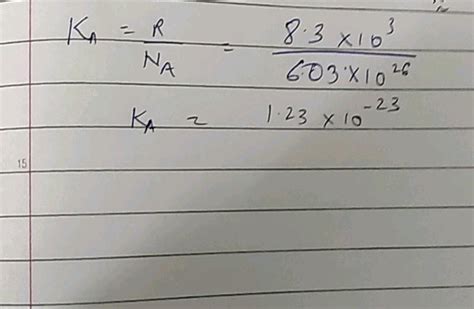 Avogadro number is equal to: | Chemistry Questions